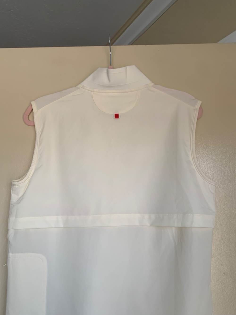 Tracksmith Ivory Beige 1/2 Zip Vest Harbor Shell Top Sz.S Running Athletic Shirt - Picture 15 of 16